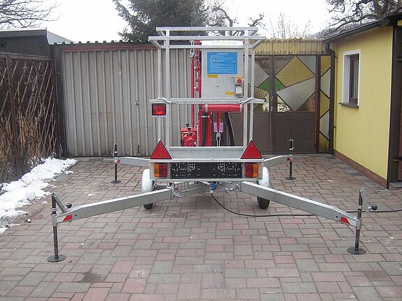 Anhänger Arbeitsbühne Aerial K 10/1