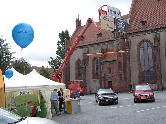 Weltgrößter Kugelschreiber, Stadtfest in Löbau