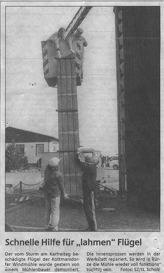 Schnelle Hilfe für "lahmen Flügel"