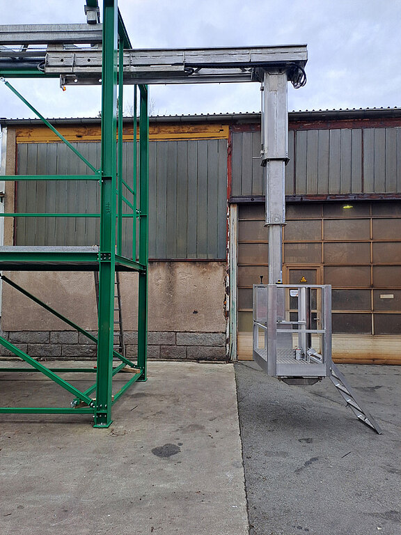 Befahranlage Behälterreinigung Auftraggeber: Evonik