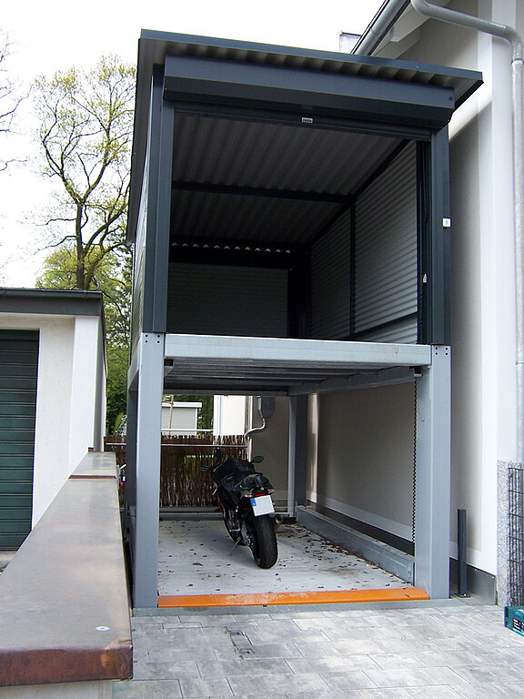 Foto Parksystem Unterflur, geöffnet Auftraggeber: Klaus Multiparking